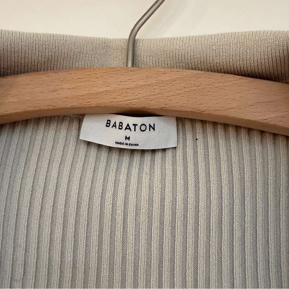 Babaton Ribbed Cream Top - Picture 2 of 5